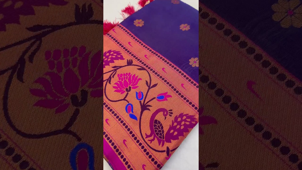Paithani Soft Silk Zari Woven Saree