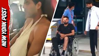 Terrifying Moment Air India Flight Plunges 300 Feet, Injuring 14