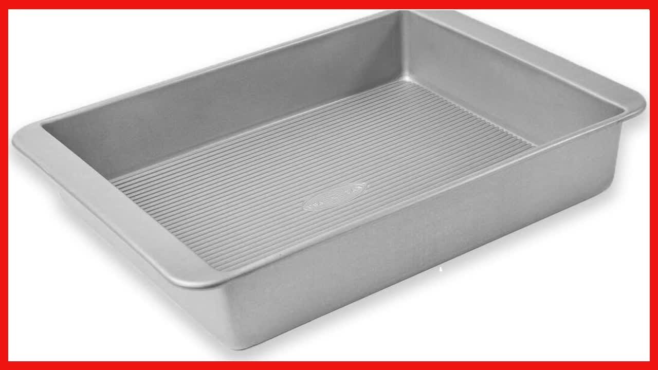 USA Pans Bakeware Lasagna and Roasting, Warp Resistant Nonstick Baking Pan