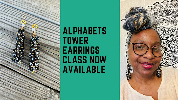 Alphabet tower abstract, design class now available