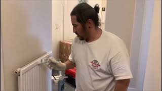 How to paint a radiator / Petek nasil boyanir / Tiner bazli boya