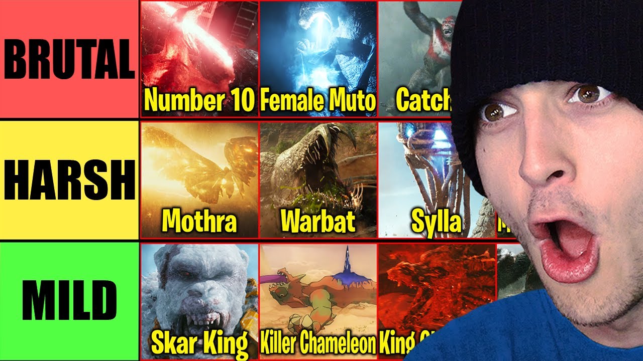 Рейтинг СМЕРТЕЙ Годзиллы Кайдзю в МОНСТРОВЕРЕ!