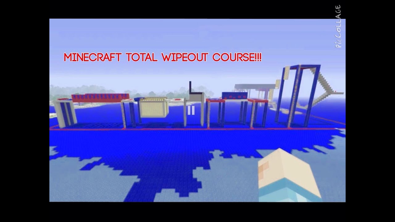 Amazing Minecraft Wipeout Course