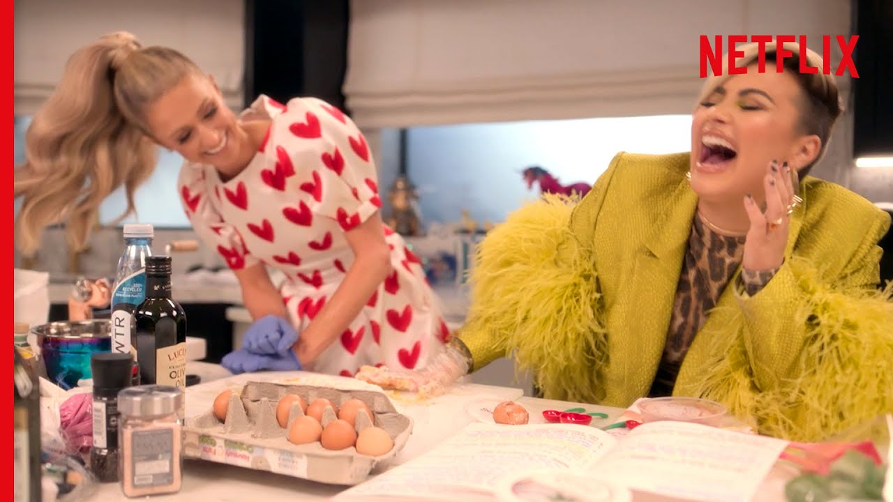 Demi Lovato and Paris Hilton Absolutely DESTROY a Ravioli Recipe | Cooking With Paris | Netflix