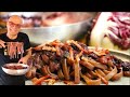 FETTUCCINE al RADICCHIO  e SPECK pasta al radicchio