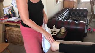 Thai Foot Massage energy lines