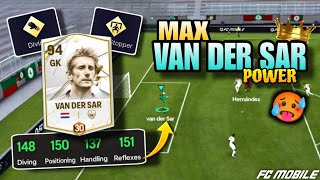 Max VAN DER SAR power test 🥵 | REVIEW 🔥 | Fc mobile