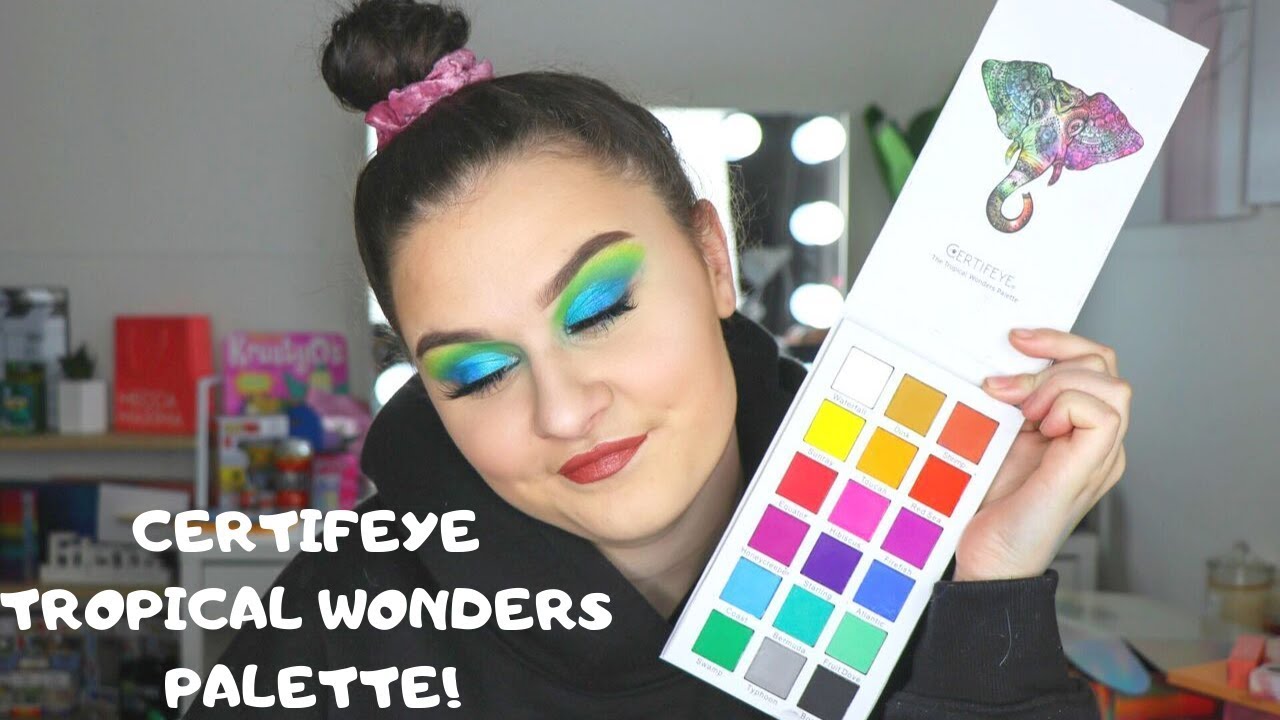 CERTIFEYE TROPICAL WONDERS PALETTE! IS IT WORTH THE $$? | SoJo Beauty