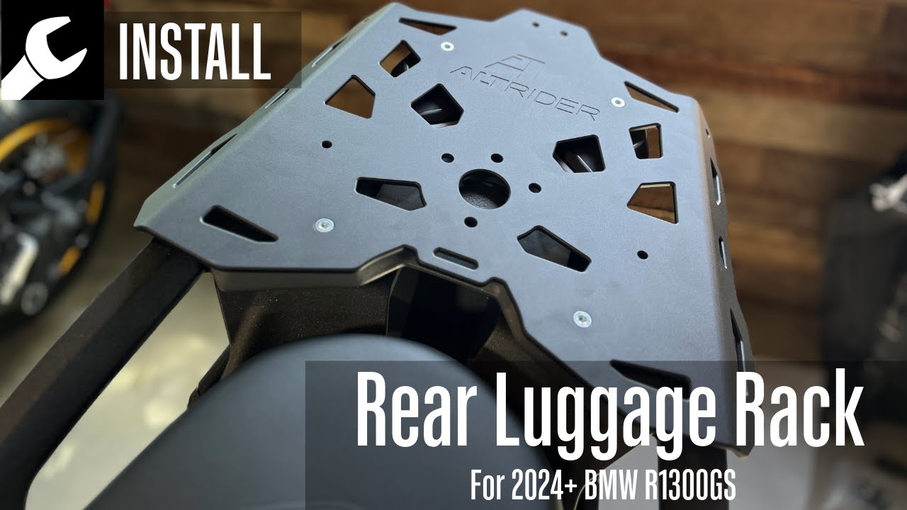 Bmw R1300 Gs Rack AltRider BMW R1300 GS Luggage Rack Install - YouTube