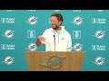 Coach McDaniel meets with the media | Miami Dolphins