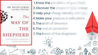 The Way of the Shepherd by Kevin Leman and Bill Pentak - Book Summary