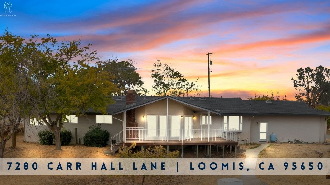Tranquil Ranch Home in Loomis, CA YouTube