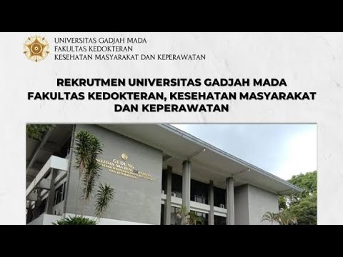 Lowongan Kerja Universitas Gadjah Mada Yogyakarta tahun 2022