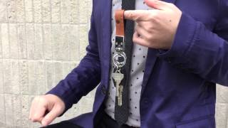 キーホルダー【革職人手仕上げ！】スクラッチレザー・イタリア革の大人カジュアル