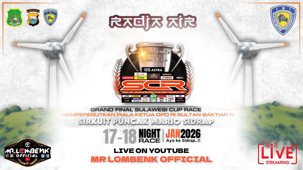 🔴 LIVE STREAMING | FINAL ROUND SCR | SIRKUIT RMS PUNCAK MARIO SIDRAP | DAY 2
