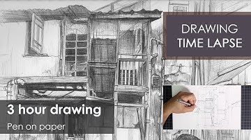 TIME LAPSE OF 3 HOUR DRAWING
