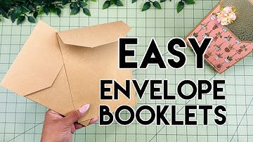 EASY Envelope Booklets | Mini Album Inserts TUTORIAL