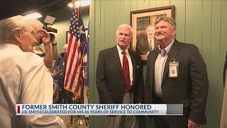 Smith County unveils portrait of former Sheriff JB Smith