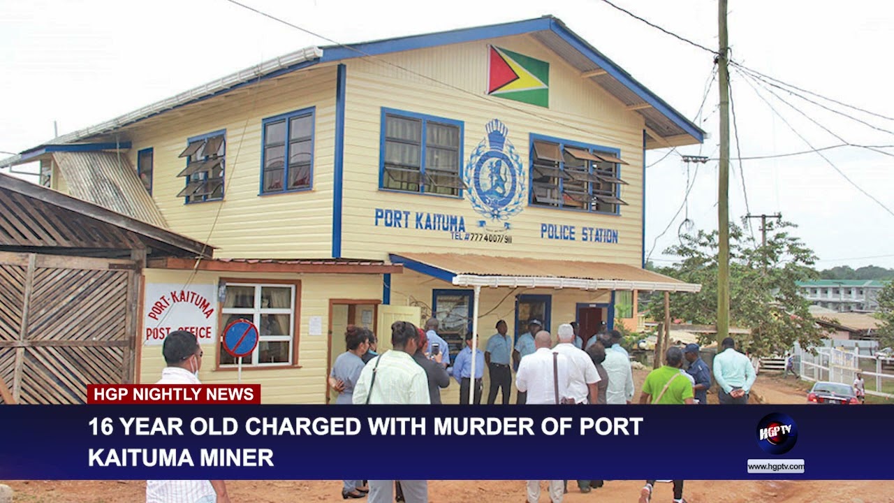 16 YEAR OLD CHARGED WITH MURDER OF PORT KAITUMA MINER