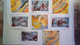 Easy Intuitive Watercolours #watercolour #watercolor #abstractart