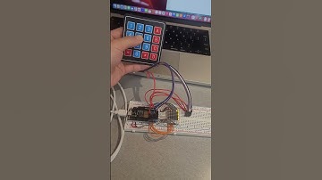 Keypad + LED matrix Numbers