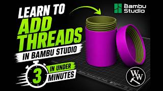 Learn to Add Threads in Bambu Studio in Under 3 Minutes