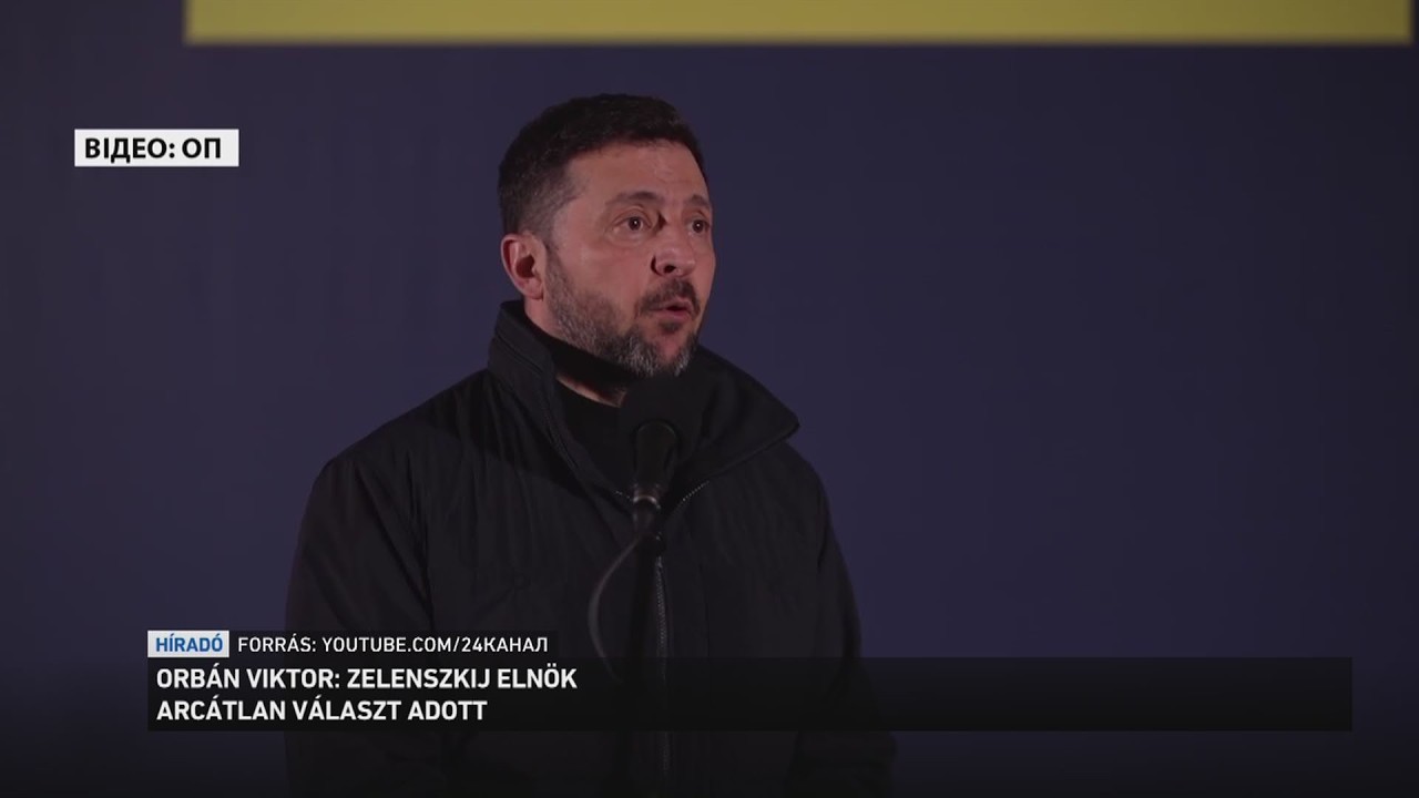Orbán Viktor: Zelenszij elnök arcátlan választ adott