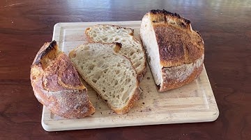 Easy Open Crumb Sourdough Loaf