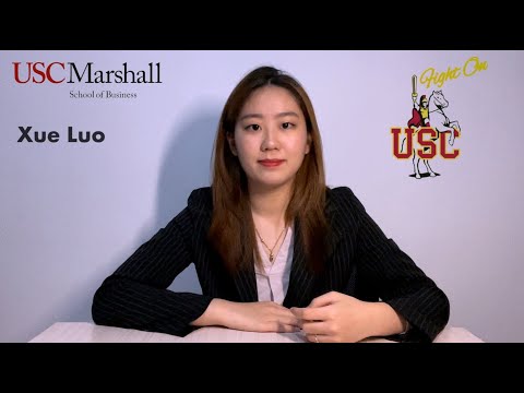 USC MS, Business Analytics Admissions Video 2022 - Xue Luo