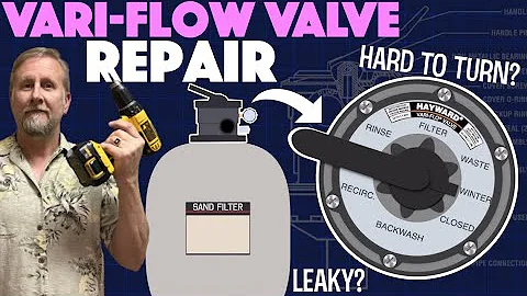 Как отремонтировать и обслужить клапан Hayward Vari-Flow!