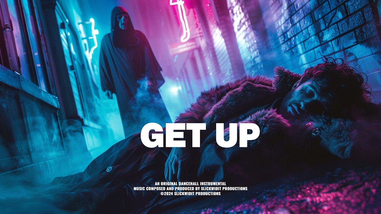 Dancehall Riddim Instrumental 2024 ~ " GET UP " | Slickwidit Prod