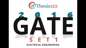 GATE PAPER 2016 EE (SET 1) - Q17