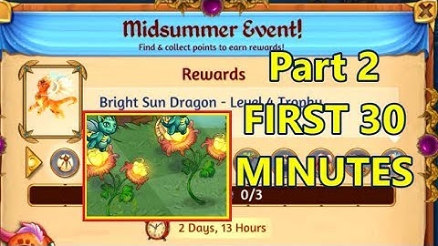 Merge Dragons - Midsummer Event Part 2 - First 30 Minutes