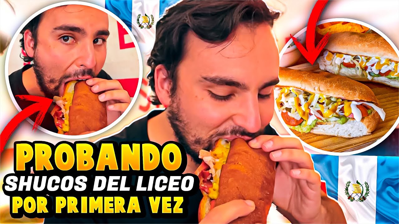 🇲🇽MI AMIGO MEXICANO PRUEBA SHUCOS DEL LICEO 🇬🇹 POR PRIMERA VEZ 😱