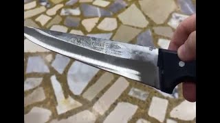 KASAP BIÇAĞI BİLEMESİ (ZIMPARA / YAĞ TAŞI / MASAT) [KNIFE SHARPENING]