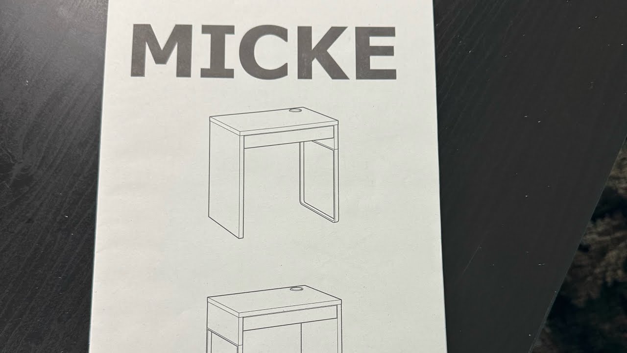 Quick build on IKEA Desk YouTube