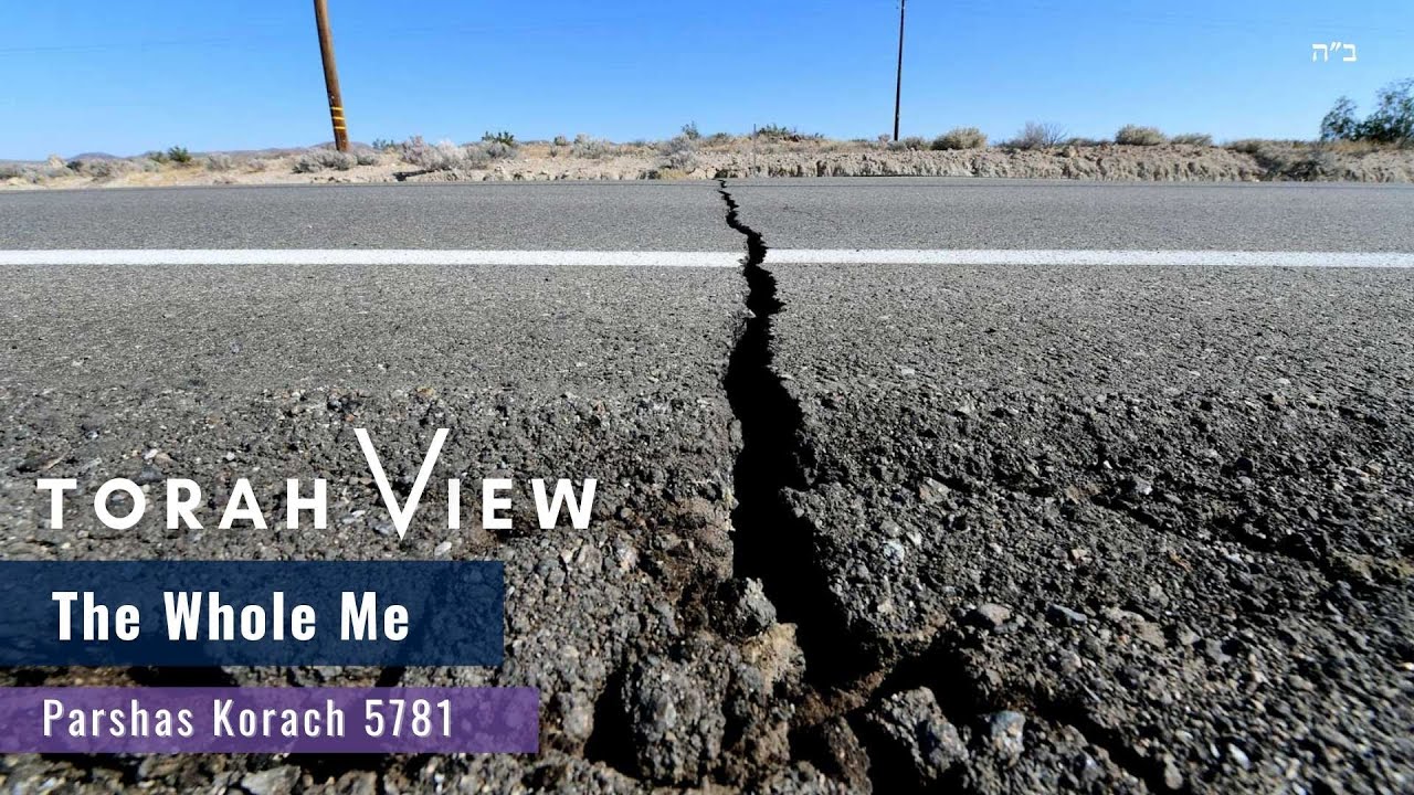 The Whole Me. Korach 5781. Torah View Rabbi Ruvi New