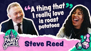 Labour MP Steve Reed shares his love for food while playing Buckaroo | Party Games