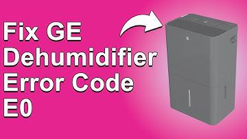 How To Fix GE Dehumidifier Error Code E0 (What Are The Common Causes And How To Resolve -Quick Fix!)