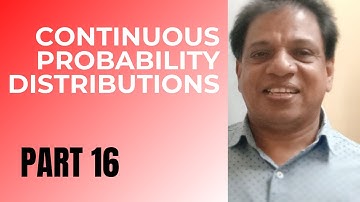 CONTINUOUS PROBABILITY DISTRIBUTIONS | MODULE 2 |PART 16|MAT 202|2019 SCHEME|B.TECH KTU|
