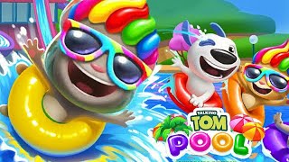 Talking Tom Pool Stage 221-230 Gameplay Android ios screenshot 3