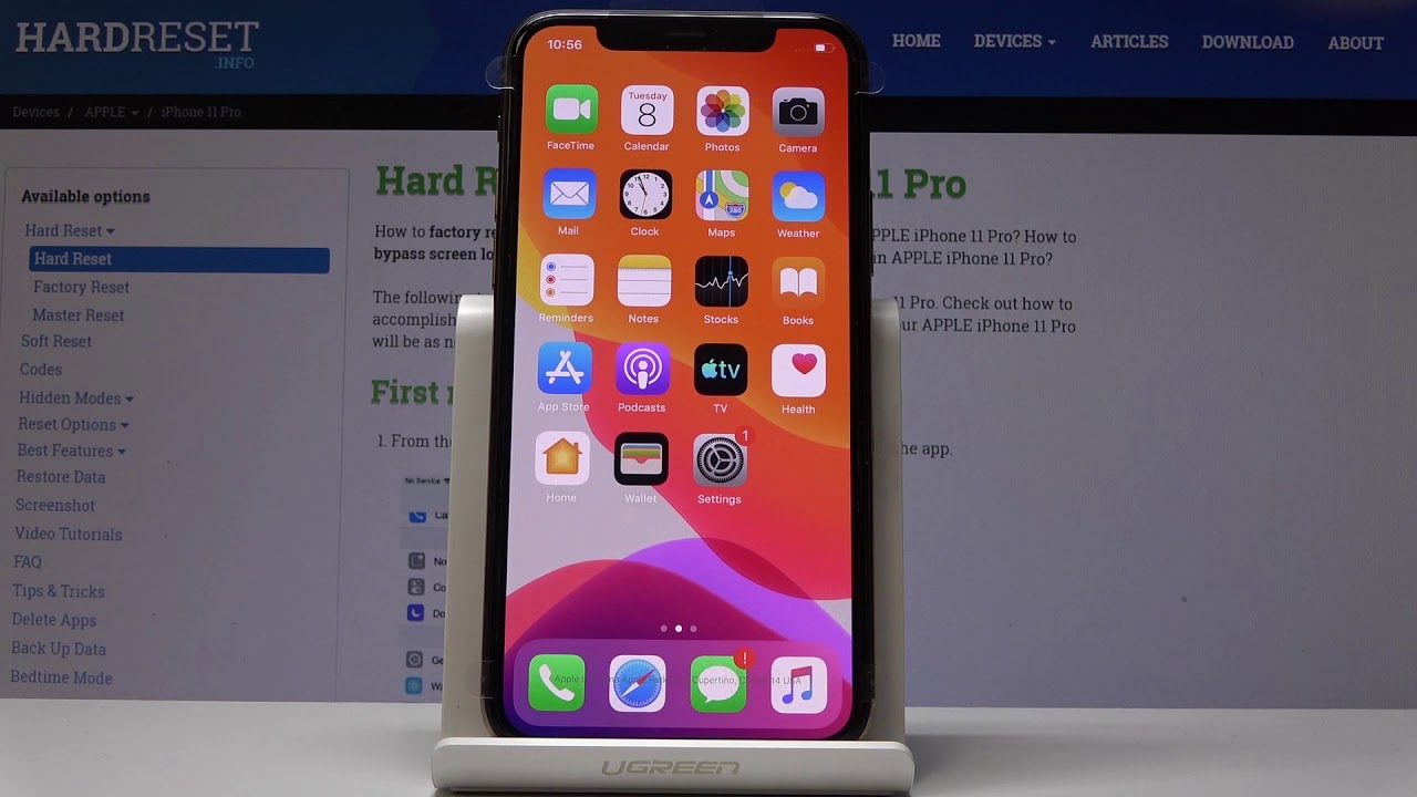 How To Reset Home Screen Layout In IPhone 11 Pro Restore Default