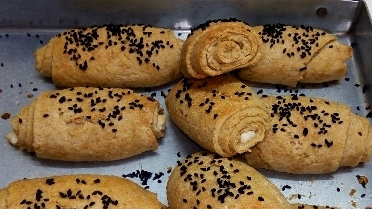 باتيه بالجبنه بدقيق القمح الكامل والشوفان مشبع وصحى للدايت/ام ياسين