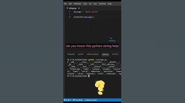 python strings #shortstutorials #shorts #python #pythonforeveryone @CodeasByteS