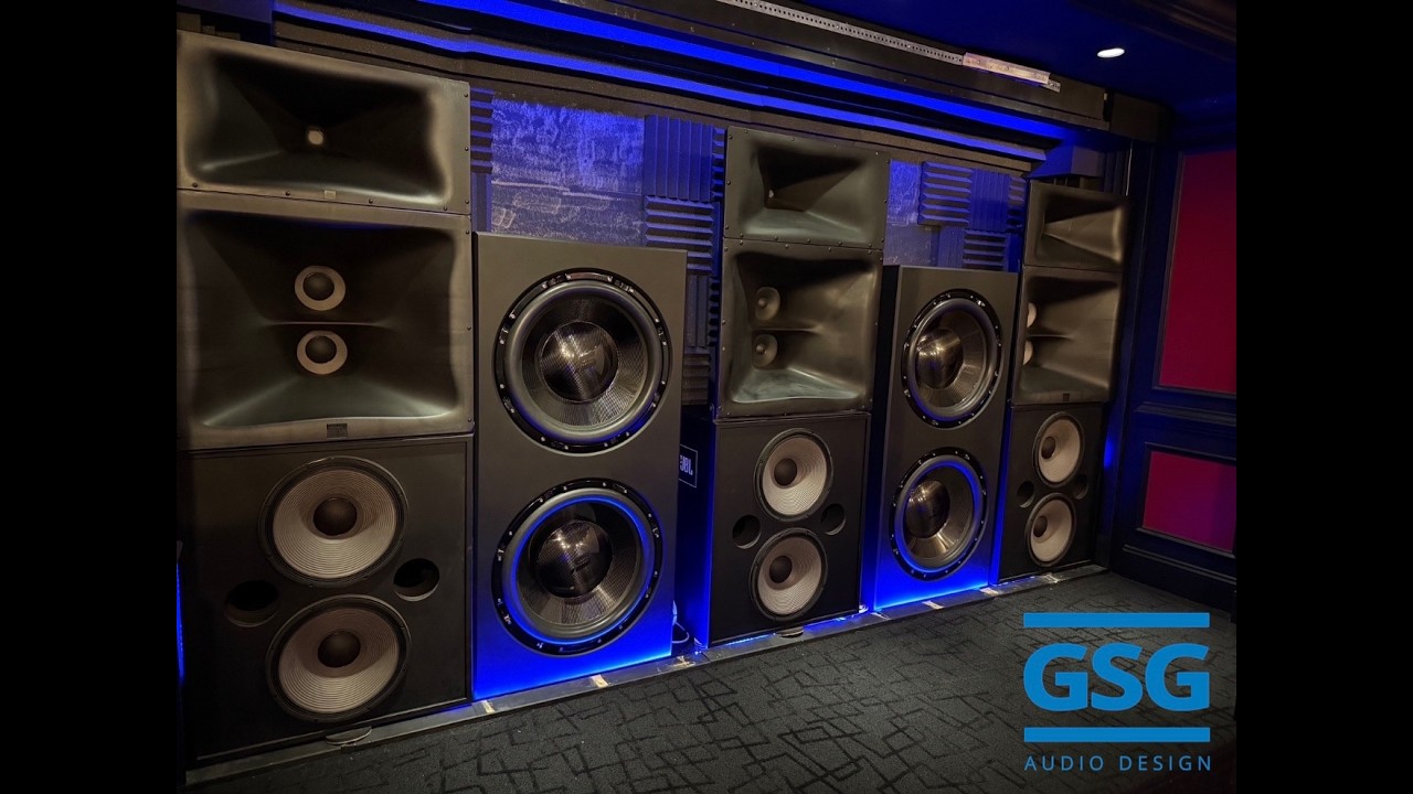 GSG Audio Design - Subwoofer options, theaters, pic collages - YouTube