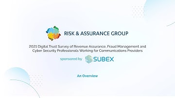 2021 Digital Trust Survey of Revenue Assurance, Fraud Management, and Cyber Security Professionals