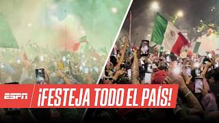 ¡UNA LOCURA! MÉXICO celebra el TRIUNFO de la SELECCIÓN MEXICANA frente a ECUADOR