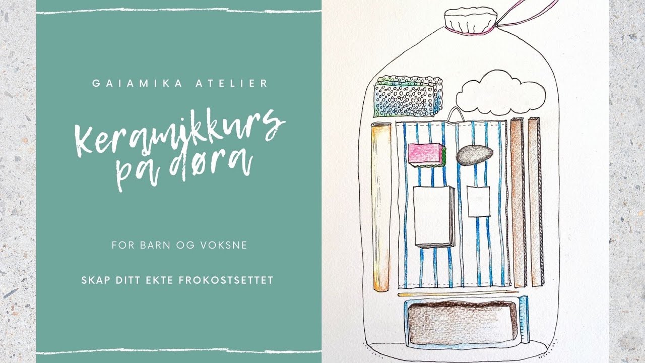 🍶🏠 KERAMIKKURS "PÅ DØRA" / GAIAMIKA ATELIER / 2021
