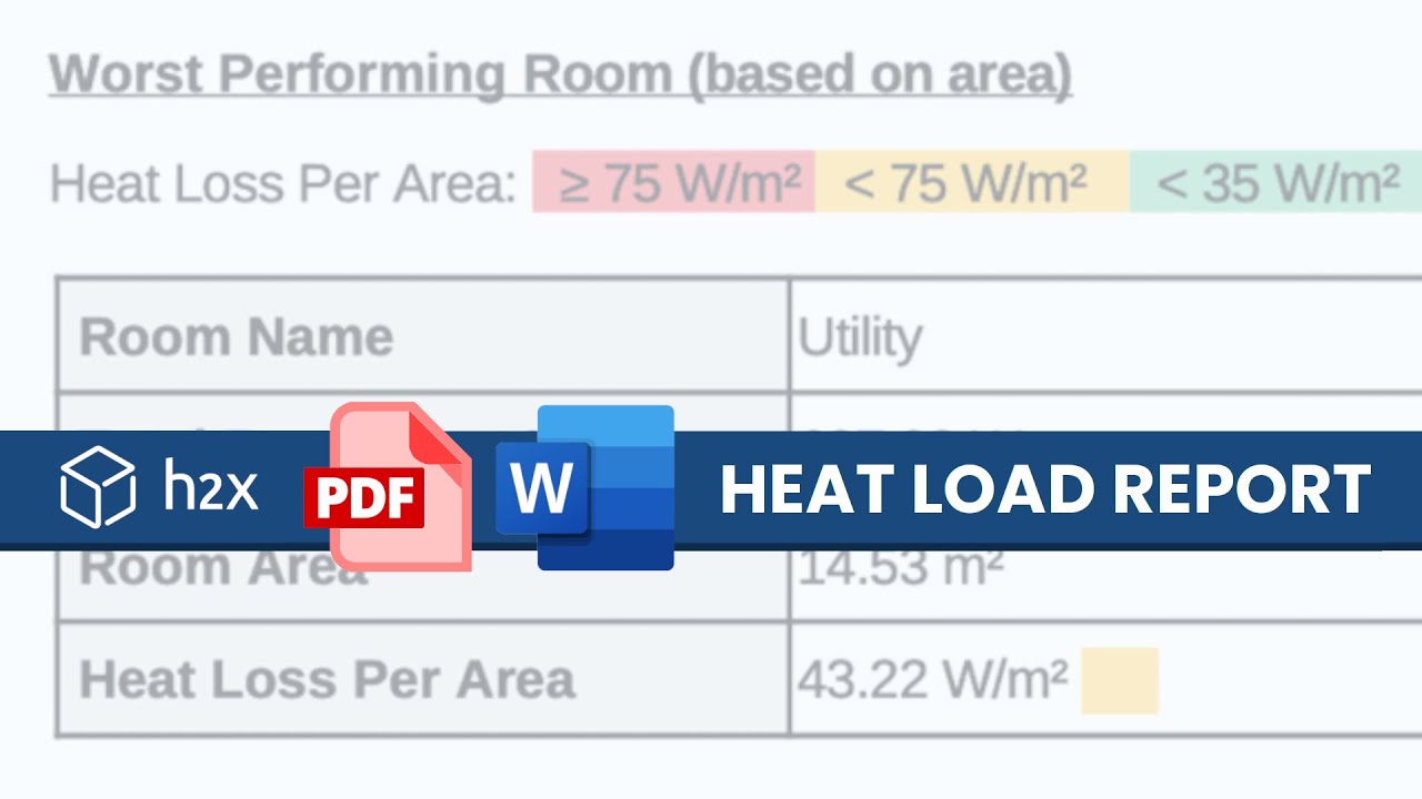 The Fastest Way to Produce Heat Load Reports