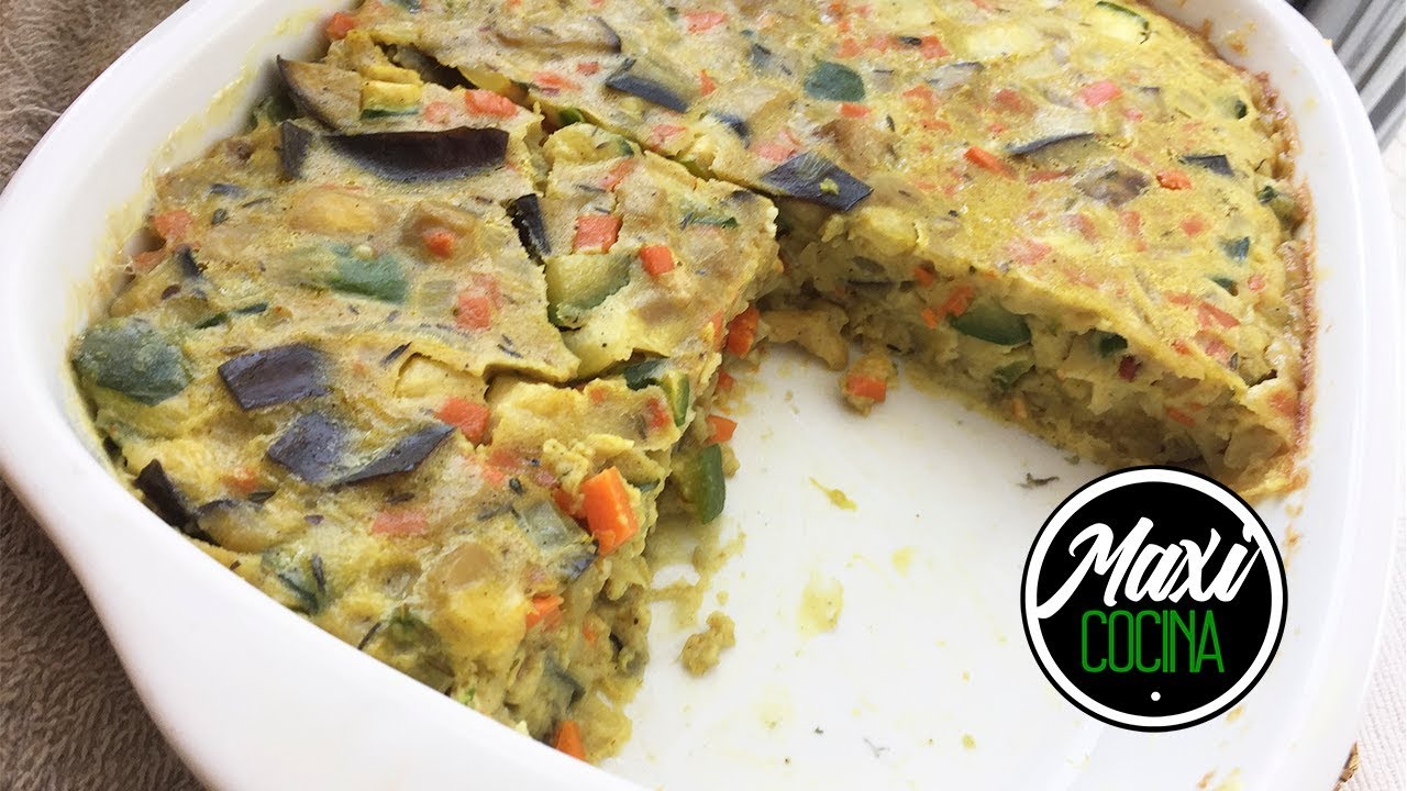 TORTILLA DE VERDURAS AL HORNO Maxi Cocina YouTube